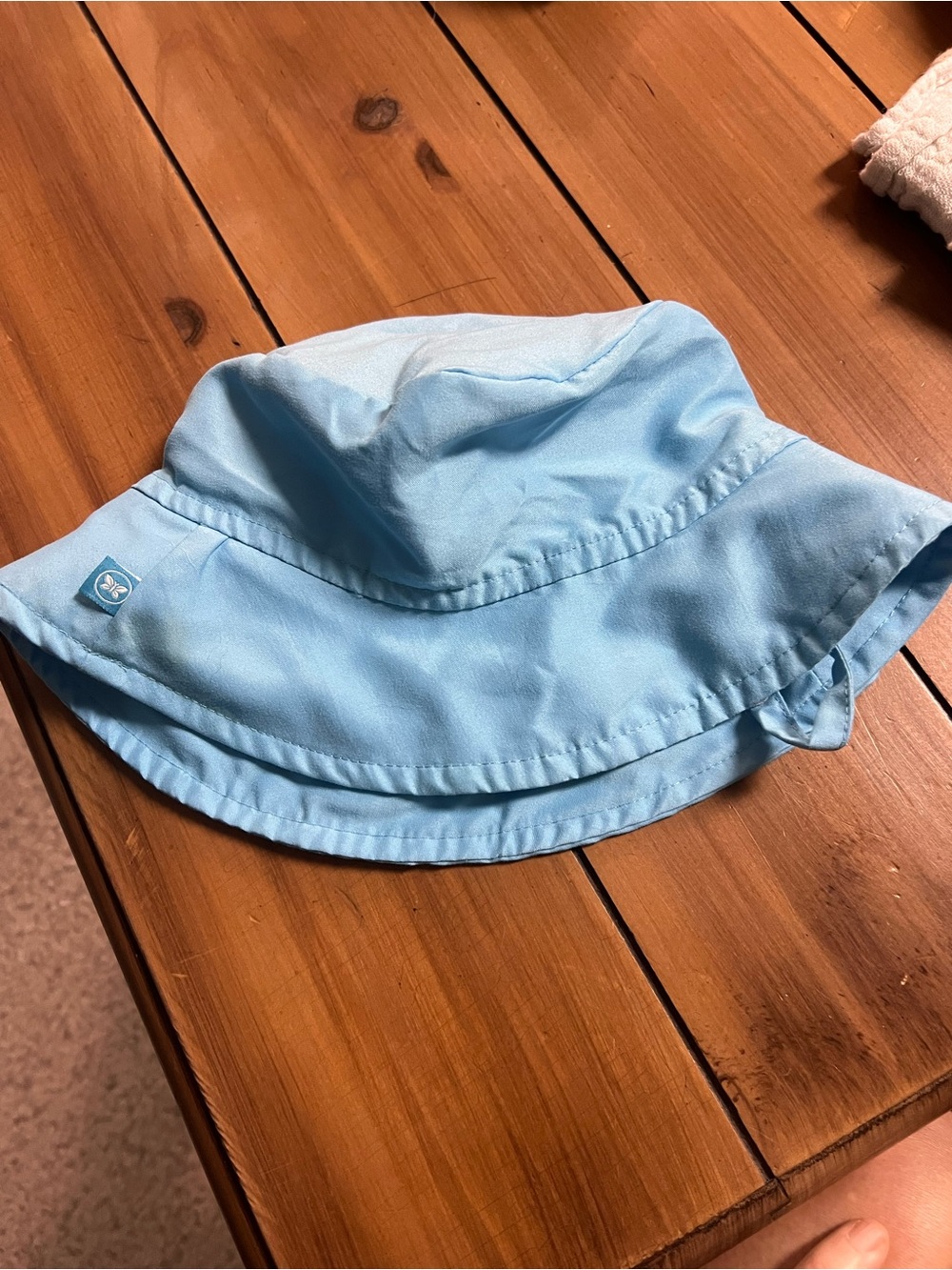 Kids Light Blue Sun Bucket Hat